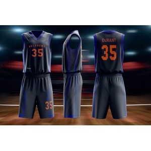 Dijital Baskı Erkek Basketbol Forma - 6